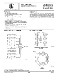 Click here to download IDT74FCT521ATE Datasheet