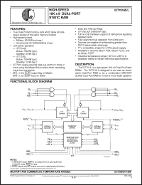 Click here to download IDT7016L15J Datasheet