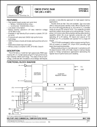 Click here to download IDT6168SA35SOB Datasheet