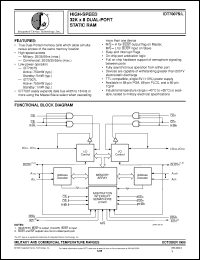 Click here to download IDT7007L25PF Datasheet