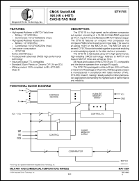 Click here to download IDT6178S20Y Datasheet