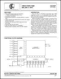 Click here to download IDT7187S70DB Datasheet
