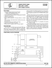 Click here to download IDT6198S15Y Datasheet