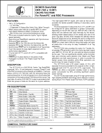 Click here to download IDT71216S9PF Datasheet