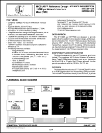 Click here to download IDT77905C Datasheet