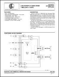 Click here to download IDT71L016L100PHI Datasheet