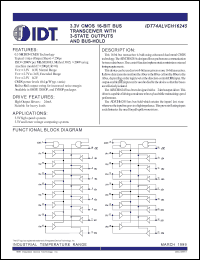 Click here to download IDT74ALVCH16245PF Datasheet