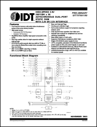 Click here to download IDT70T651S10BFI Datasheet