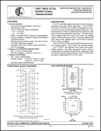 Click here to download IDT74FCT22245ATPYB Datasheet