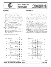 Click here to download IDT74FCT162245CT Datasheet