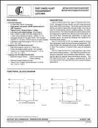 Click here to download IDT74FCT162373CT Datasheet