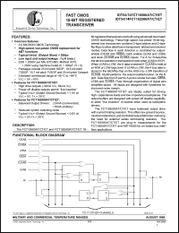 Click here to download IDT74FCT162500CT Datasheet