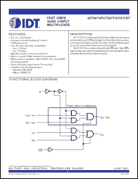 Click here to download IDT74FCT257CTLSOB Datasheet