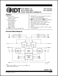 Click here to download IDT71V321L25TF Datasheet