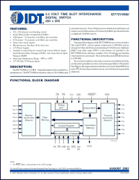 Click here to download IDT72V8980PV Datasheet