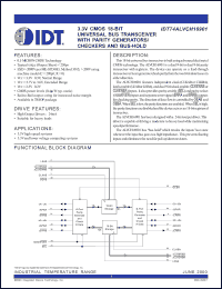 Click here to download IDT74ALVCH16901PA Datasheet