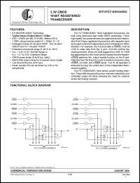 Click here to download IDT74FCT163951APA Datasheet