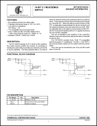 Click here to download IDT74FST163233 Datasheet