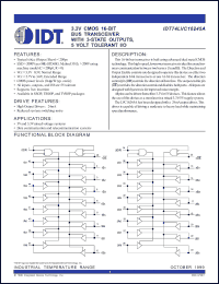 Click here to download IDT74LVC16245APF Datasheet