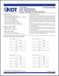 Click here to download IDT74LVCH16244APV Datasheet