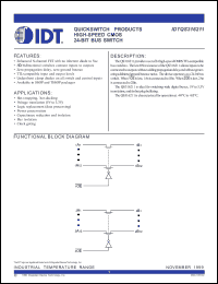 Click here to download IDTQS316211PV Datasheet