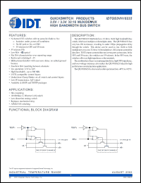 Click here to download IDTQS3VH16233PA Datasheet