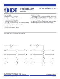 Click here to download IDTQS74FCT2244ATQ Datasheet