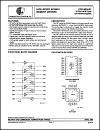 Click here to download IDT74FBT2244CSO Datasheet