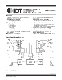 Click here to download IDT709269S7G Datasheet