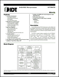 Click here to download 79R4700-80GH Datasheet