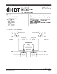 Click here to download IDT71342LA70PFI Datasheet