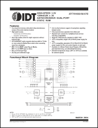 Click here to download IDT70V657S12BC Datasheet