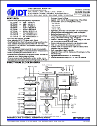 Click here to download IDT72T1865L5BB Datasheet