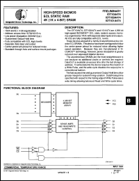 Click here to download IDT101A474S4-5DF Datasheet