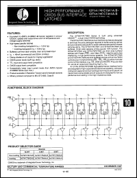 Click here to download IDT74FCT842BPQ Datasheet