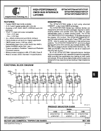 Click here to download IDT74FCT843BTL Datasheet