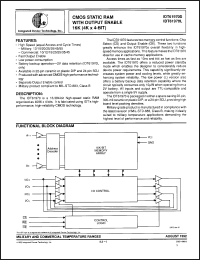 Click here to download IDT61970SA12C Datasheet