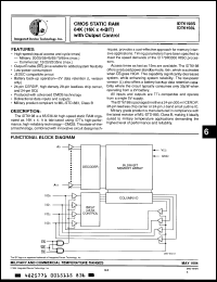 Click here to download IDT6198L30CB Datasheet