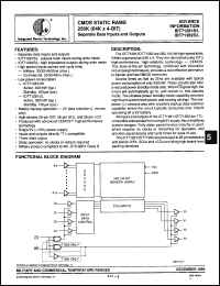 Click here to download IDT71281L45TP Datasheet