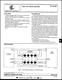 Click here to download IDT79R3020-16GM Datasheet