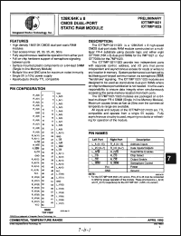 Click here to download IDT7MP1023S50M Datasheet