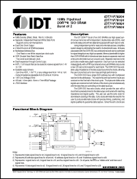 Click here to download IDTIDT71P79804250BQI Datasheet