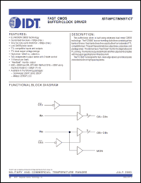 Click here to download IDT49FCT805BTDPYB Datasheet