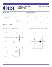 Click here to download IDT74CBTLV3384QG Datasheet