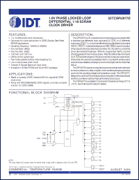 Click here to download IDTCSPU877DBVG Datasheet