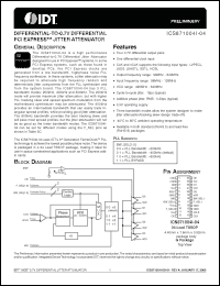 Click here to download ICS871004AGI-04LF Datasheet