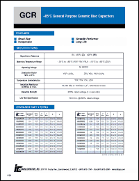 Click here to download 103GCR050Z Datasheet