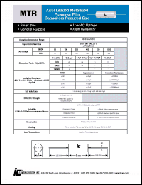 Click here to download 154MTR250KA Datasheet