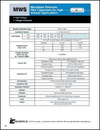 Click here to download 153MWS252KG Datasheet