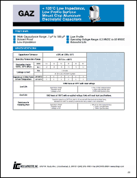 Click here to download 105GAZ050M Datasheet